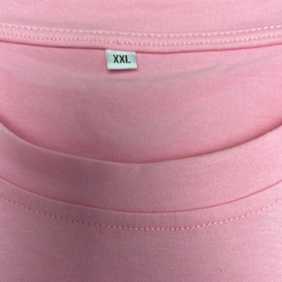 Woman’s Pink T-shirtLife in Plastic It's fanstic Funny Shirt Tees Short Sleeve - Picture 6 of 8